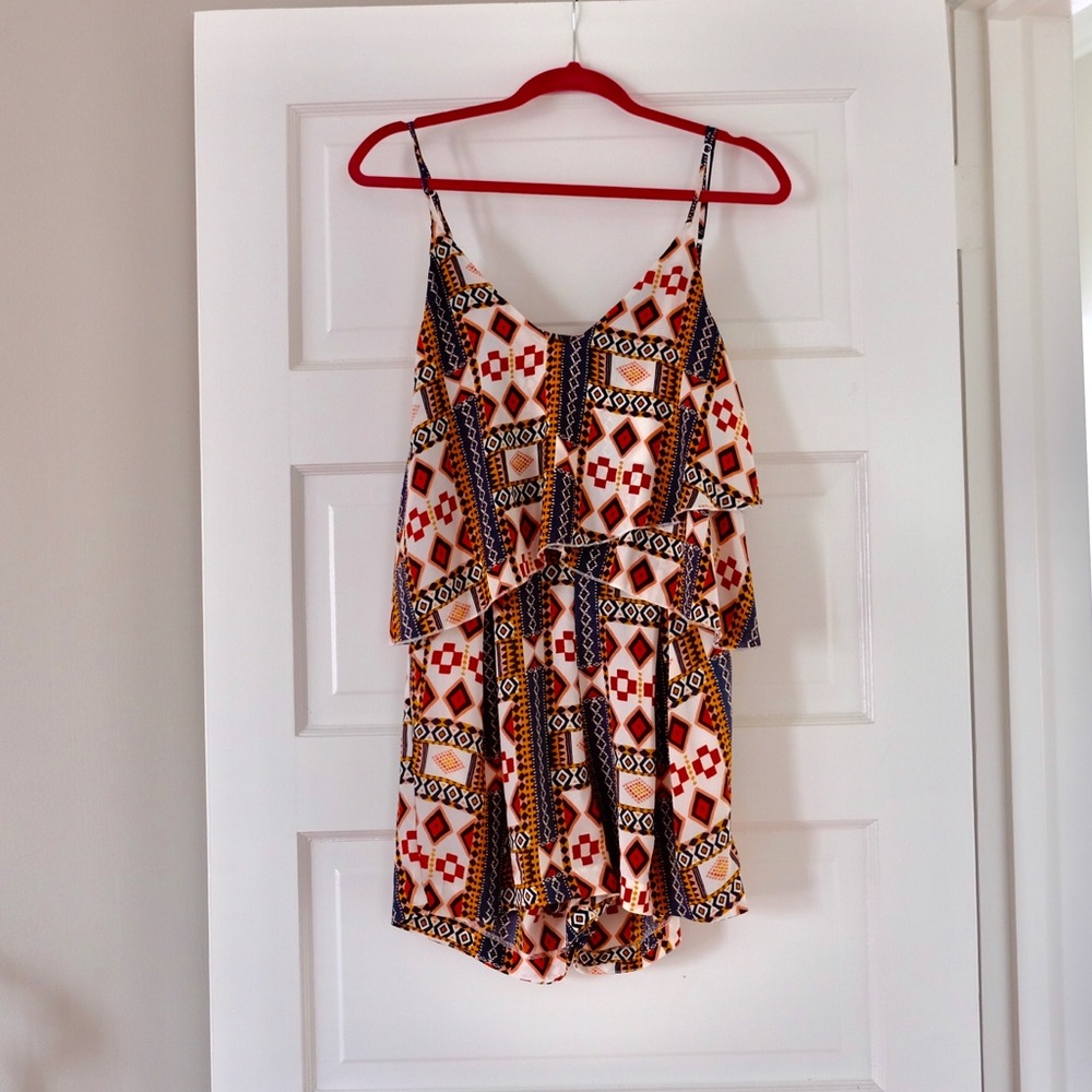 Flowy patterned romper from H&M